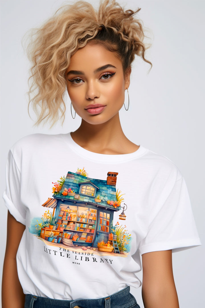T-shirt | The seaside little library