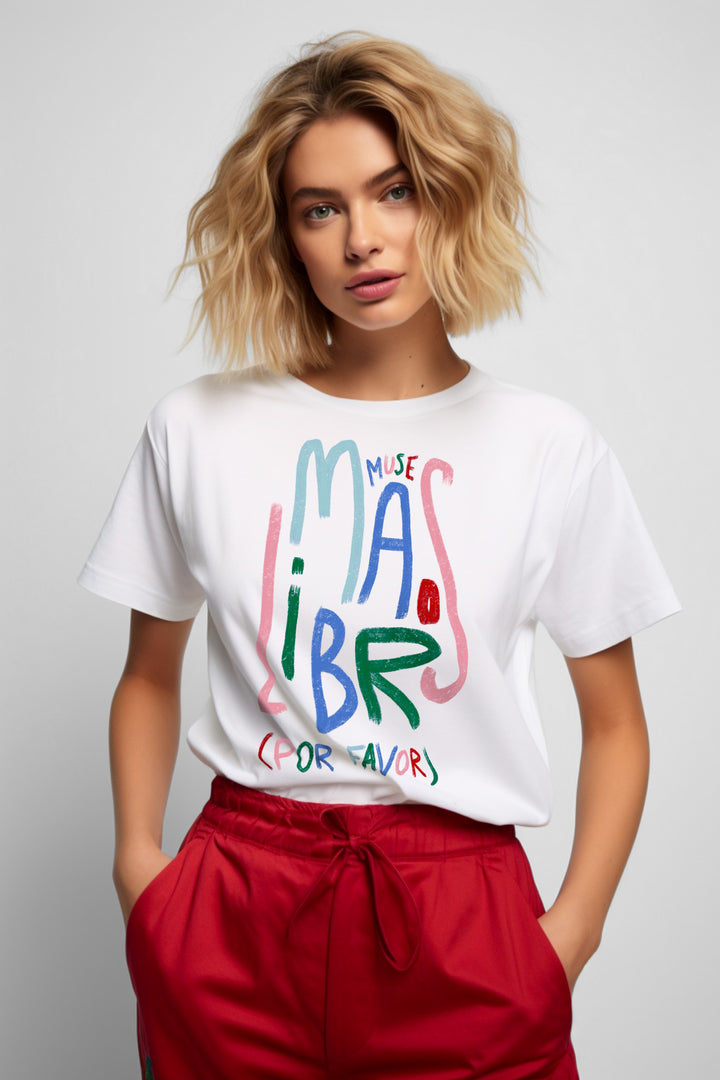 T-shirt | Mas libros (por favor)
