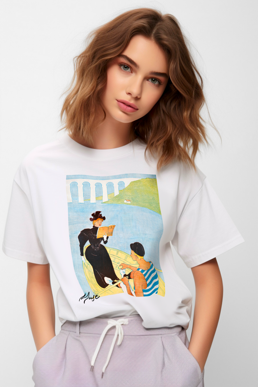 T-shirt | Lectrice en barque (2 coloris)