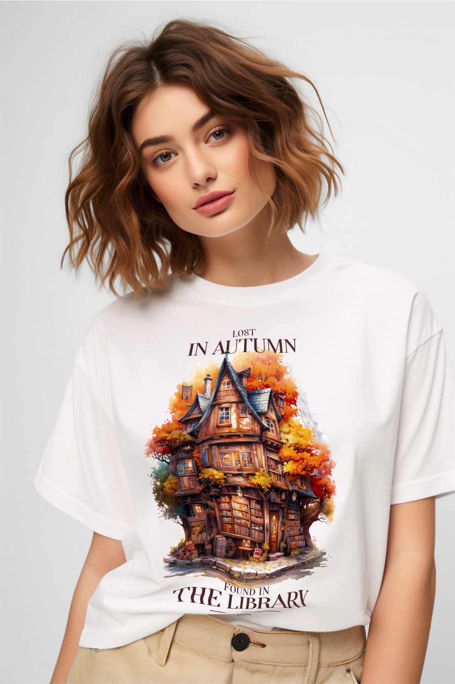 T-shirt | Lost in autumn, found in the library
