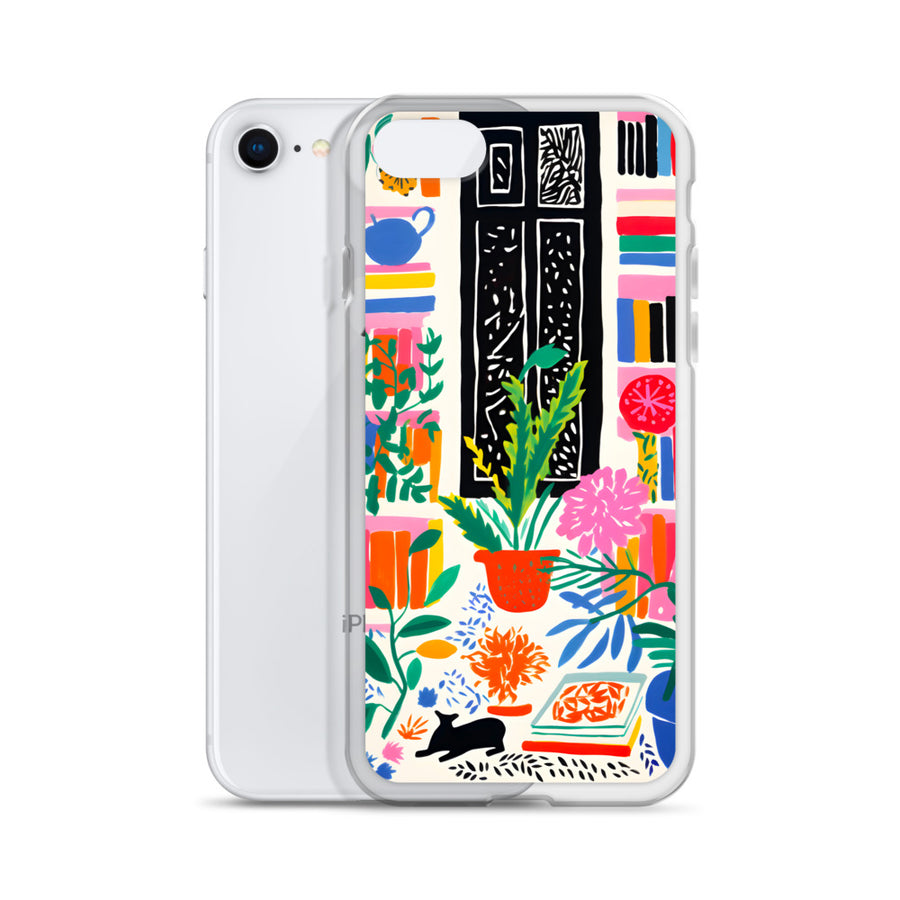 Coque pour iPhone® | La bibliothèque colorée