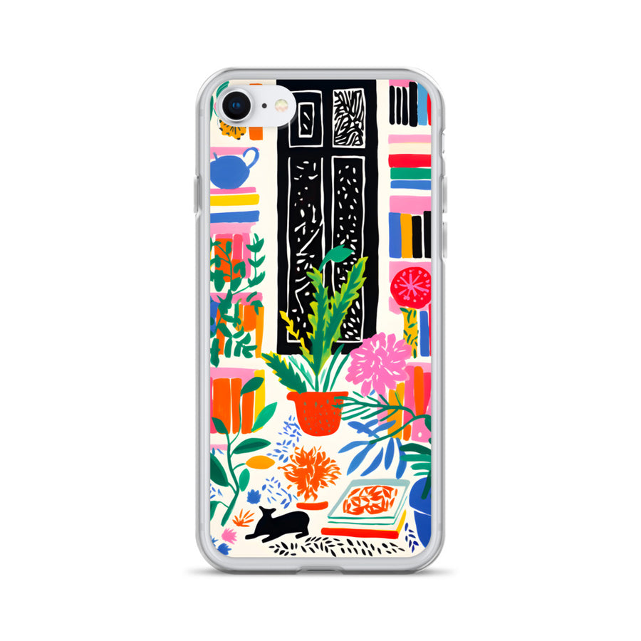 Coque pour iPhone® | La bibliothèque colorée