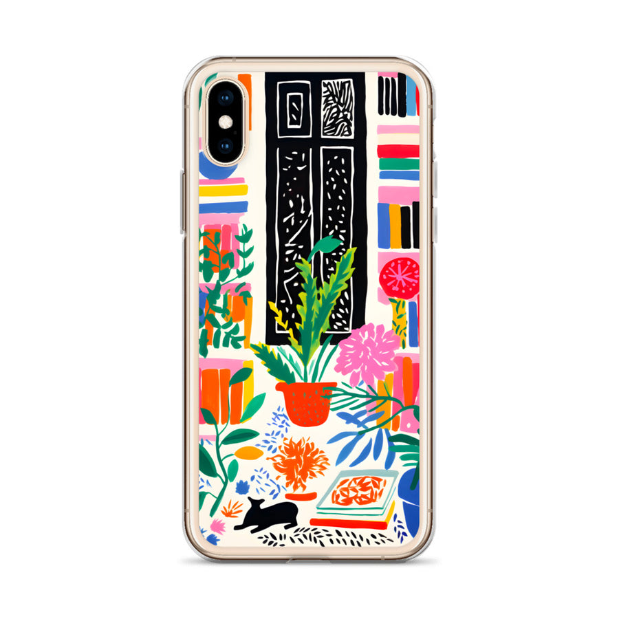 Coque pour iPhone® | La bibliothèque colorée