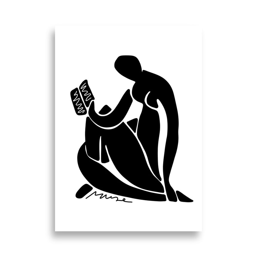 Affiche | Matisse et la lectrice - noir