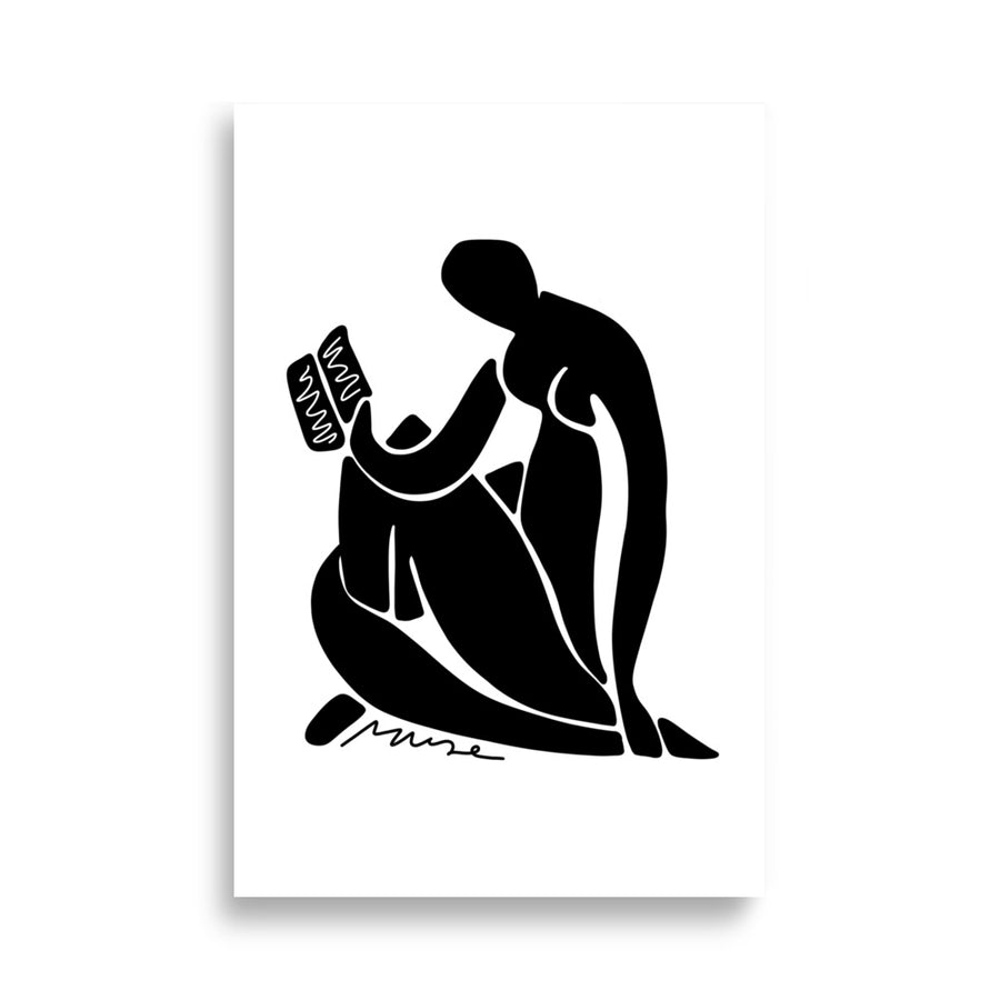 Affiche | Matisse et la lectrice - noir