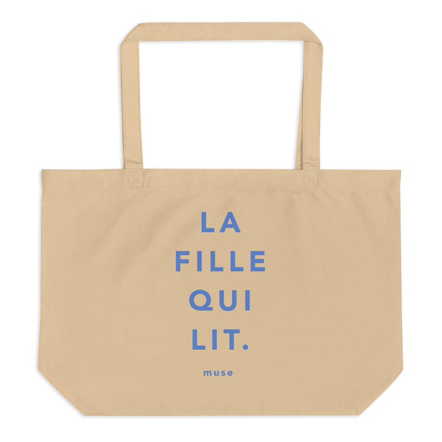 Sac cabas bio | La fille qui lit