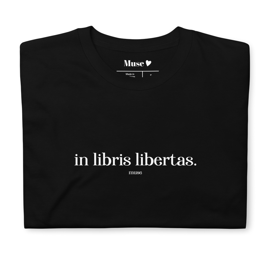 T-shirt | in libris libertas (5 coloris)