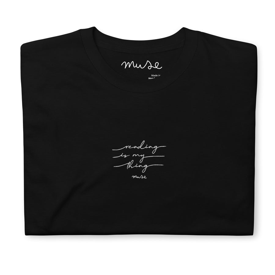 T-shirt brodé | Reading is my thing