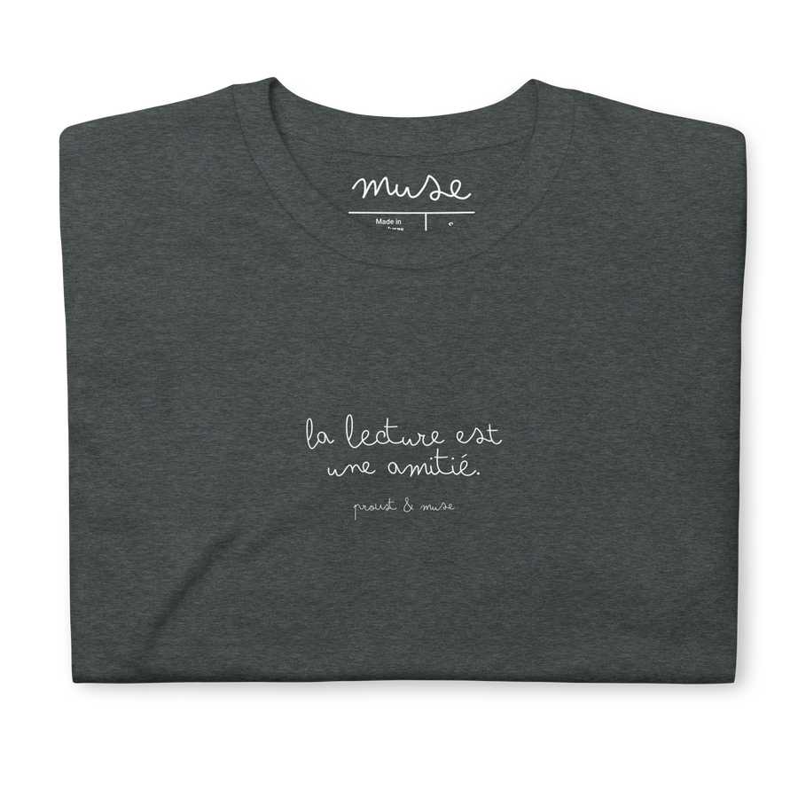 T-shirt | La lecture est une amitié - Marcel Proust (5 coloris)
