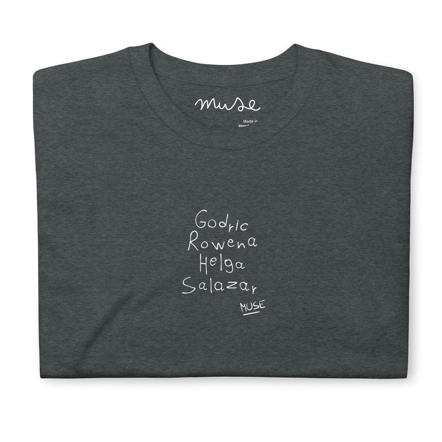 T-shirt | Godric, Rowena, Helga, Salazar