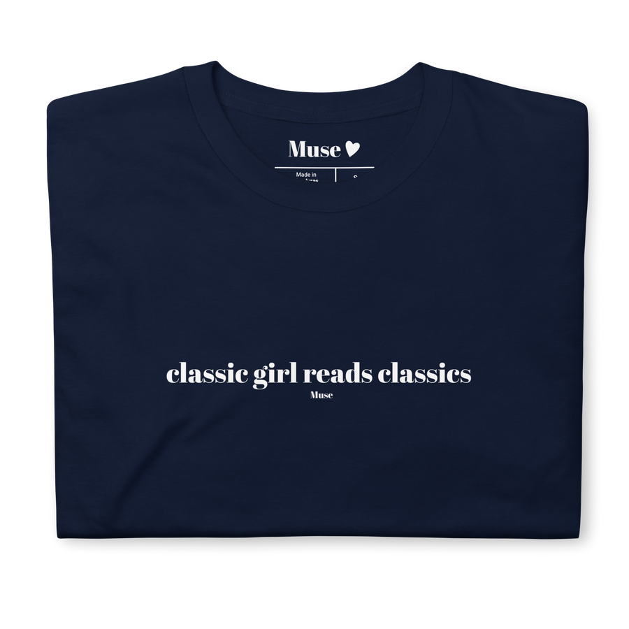 T-shirt | Classic girl reads classics (5 coloris)