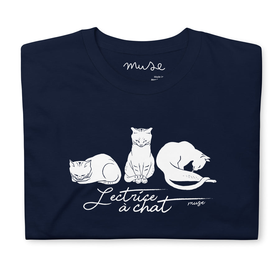 T-shirt | Lectrice à chat