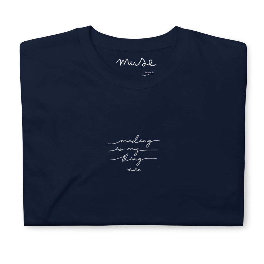 T-shirt brodé | Reading is my thing