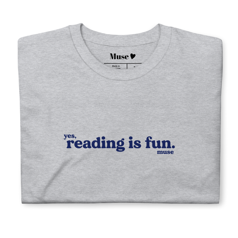 T-shirt | yes, reading is fun (5 coloris)