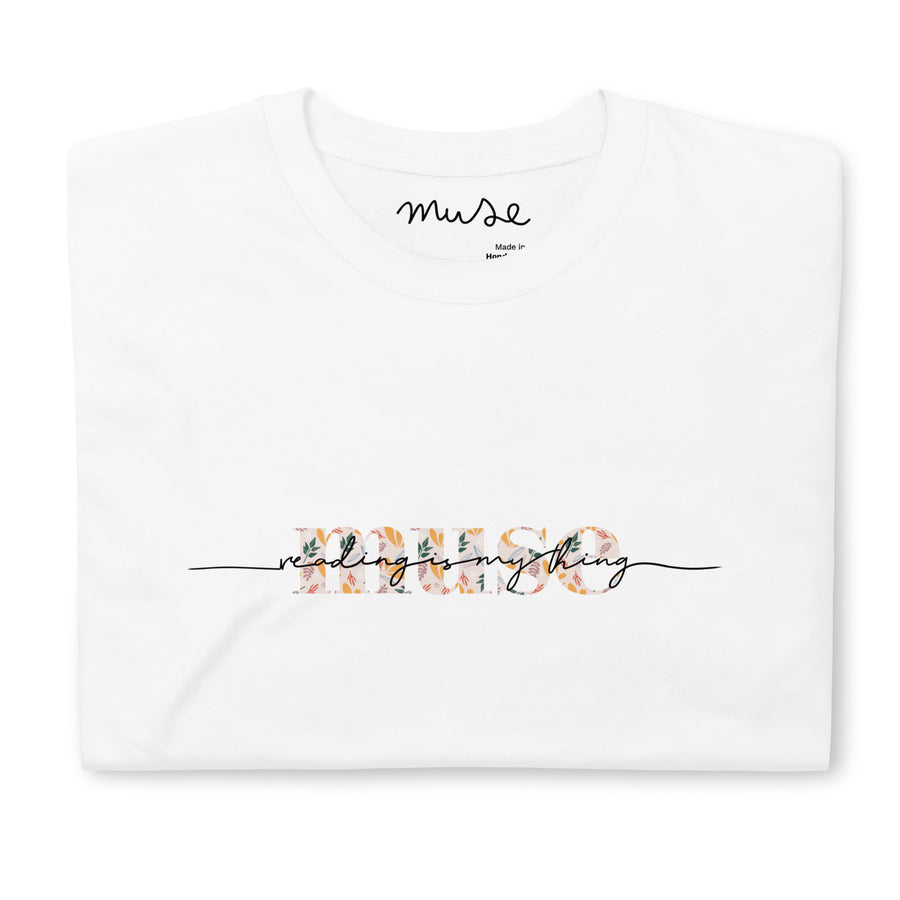 T-shirt bio | Reading is my thing