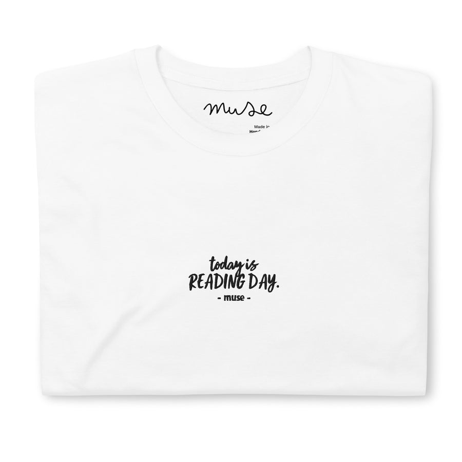 T-shirt brodé | Today is reading day