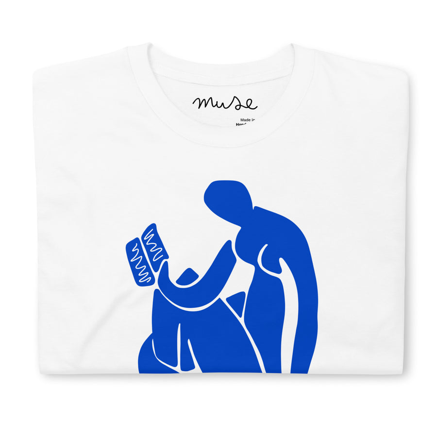 T-shirt | Matisse et la lectrice - bleu