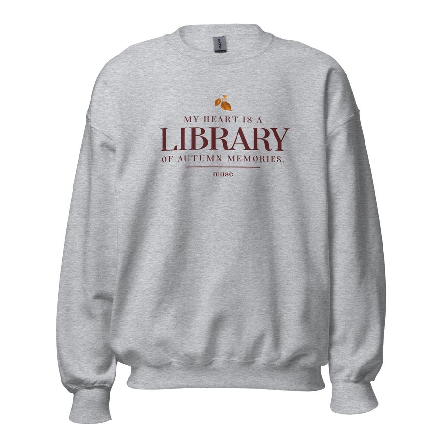 Sweat | My heart is a library full of autumn memories (6 coloris)
