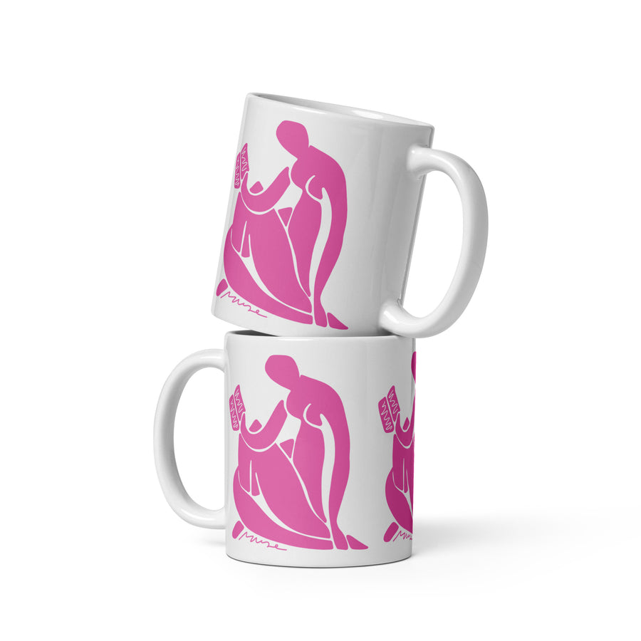 Mug | Matisse et la lectrice - rose