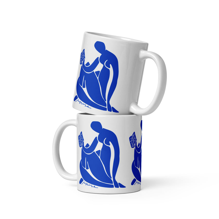 Mug | Matisse et la lectrice - bleu