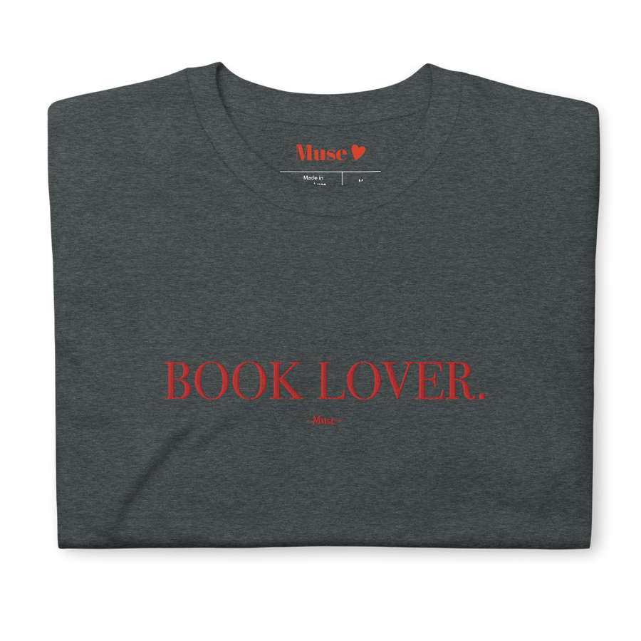 T-shirt brodé | Book Lover (5 coloris)